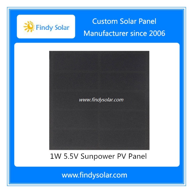 5.5V 1W Sunpower Solar Panel