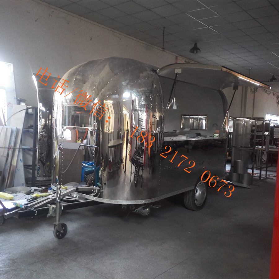Europe hot sale deep open fryer fast food truck flat grill mobile food trailer ice cream cart manfacturer