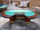 Baccarat Personalized Poker Game Table Rosewood For Indoor Playing Games