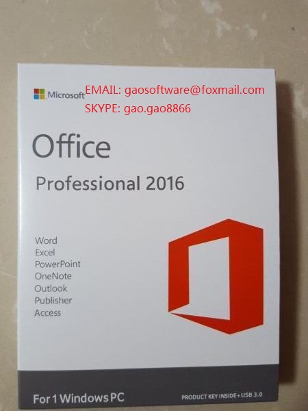 office 2016 pro professional pkc retail key oem key 100% online activation
