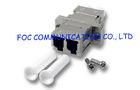 LC Duplex Metal Zirconia Ceramic Sleeve Optical Cable Adapter For Fiber Optic Devices