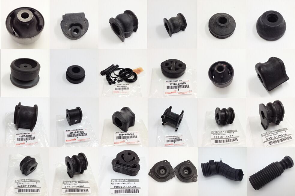 Rubbers, Bush, Bushing, Sleeves, boosters, Hoses, Air inlets