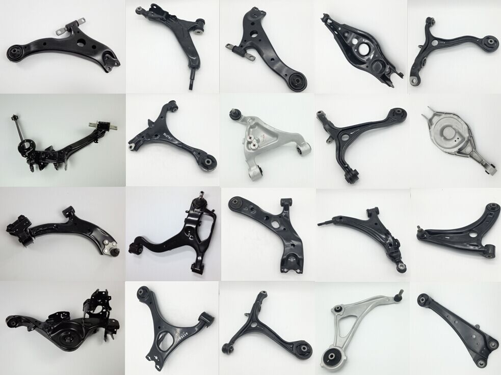 Control arm, Lower control arm, Upper control arm, Trailing arm, Suspension arm