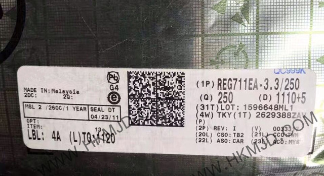 Voltage Regulators REG711EA-3.3 REG711EA