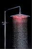 Modern Stainless Steel Shower Head LED Light 200 x 200 x 10.5mm