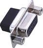Brass Sel Au/Ni 9 Pin D Type Female Connector Slim HD/R  1000mΩ Min
