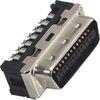 1.27mm Male DIP SCSI Connector LCP 30％GF UL94V-0 Gold Flash/Sn