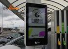 40 Inch Outdoor Wall Mounted Digital Signage For Gas Station / Railway Station