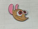 Dye Black Cartoon Soft Lapel Enamel Pins , Metal Cute Enamel Pins