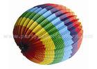 Rainbow Printed Accordion Colourful paper lanterns Balloon for Home Decoration