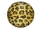 Leopard Printed decorative Accordion Paper Lanterns Round For wedding centerpieces