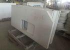 Solid Color Natural Quartz Countertops , Custom Bathroom Quartz Countertops