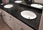Emerald Pearl Custom Made Blue Granite Slab Countertops 20mm Thickness