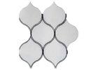 Waterjet Marble Mosaic Shower Tile , Home Depot Mosaic Tile For Shower Walls