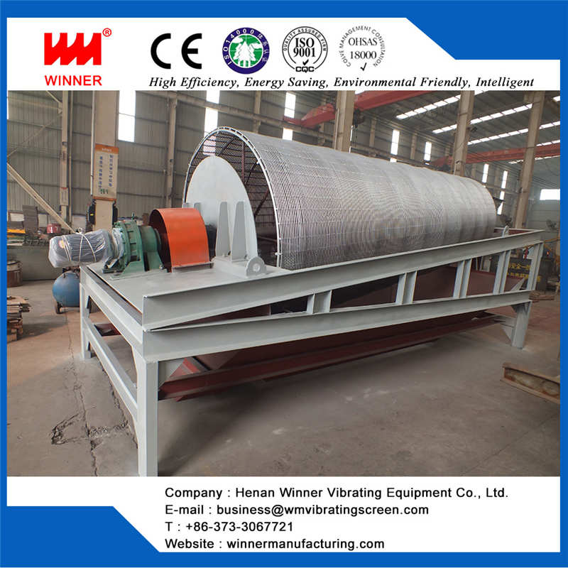 GT- series drum screen for gravel grading
