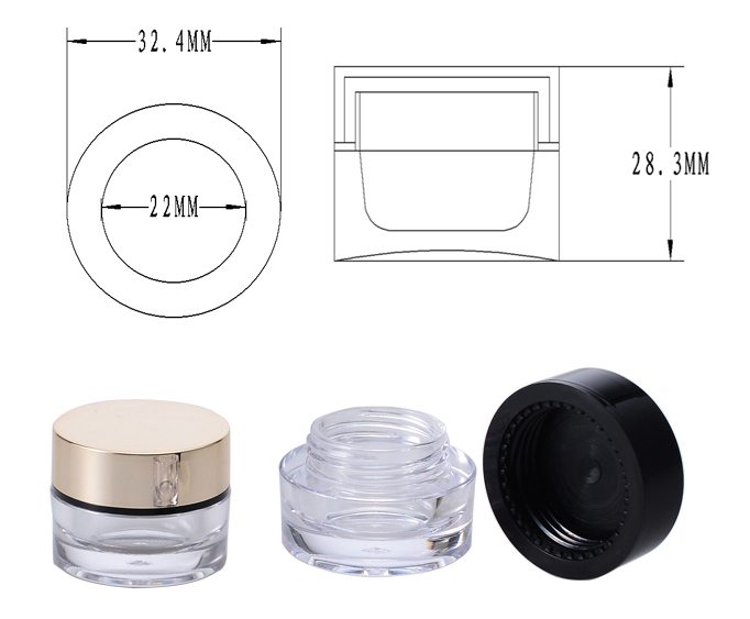 powder blush grooming eyeshadow brow powder case