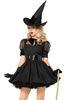 Halloween Costumes Bewitched Costume Wholesale Includes Hat Dress Belt Gloves with Size From S to XX